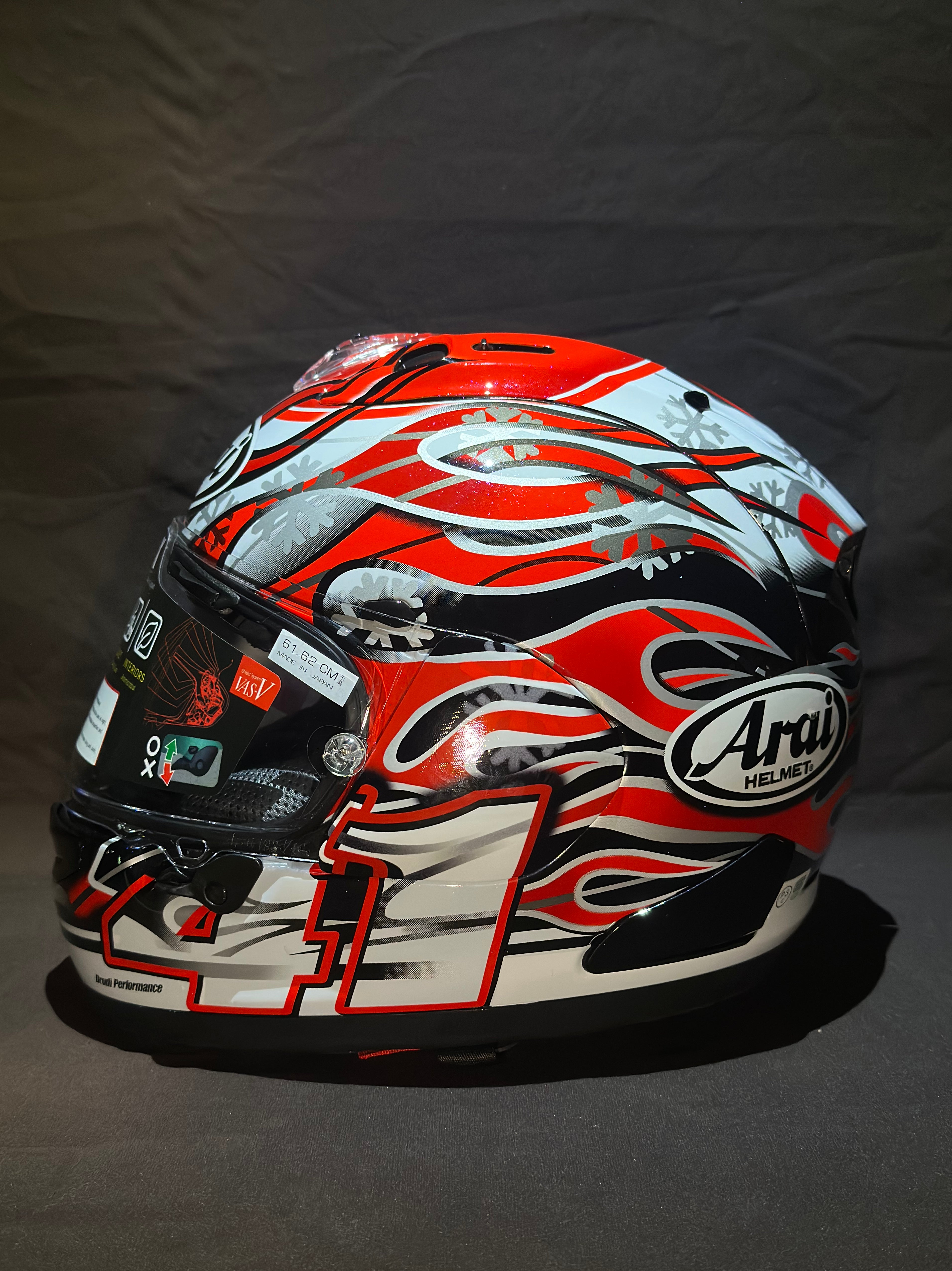 Arai Corsair-X HAGA GP（Red）