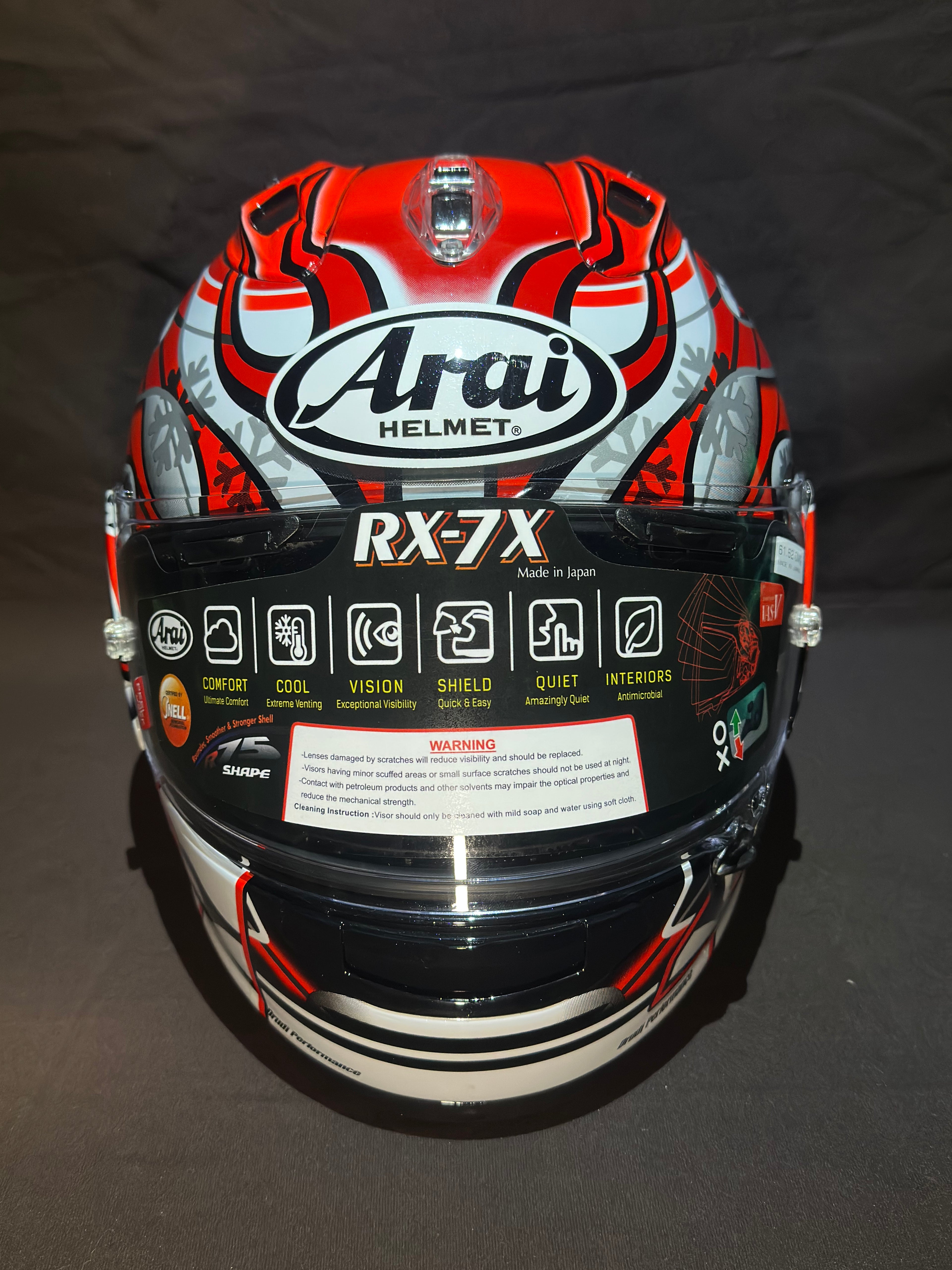 Arai Corsair-X HAGA GP（Red）