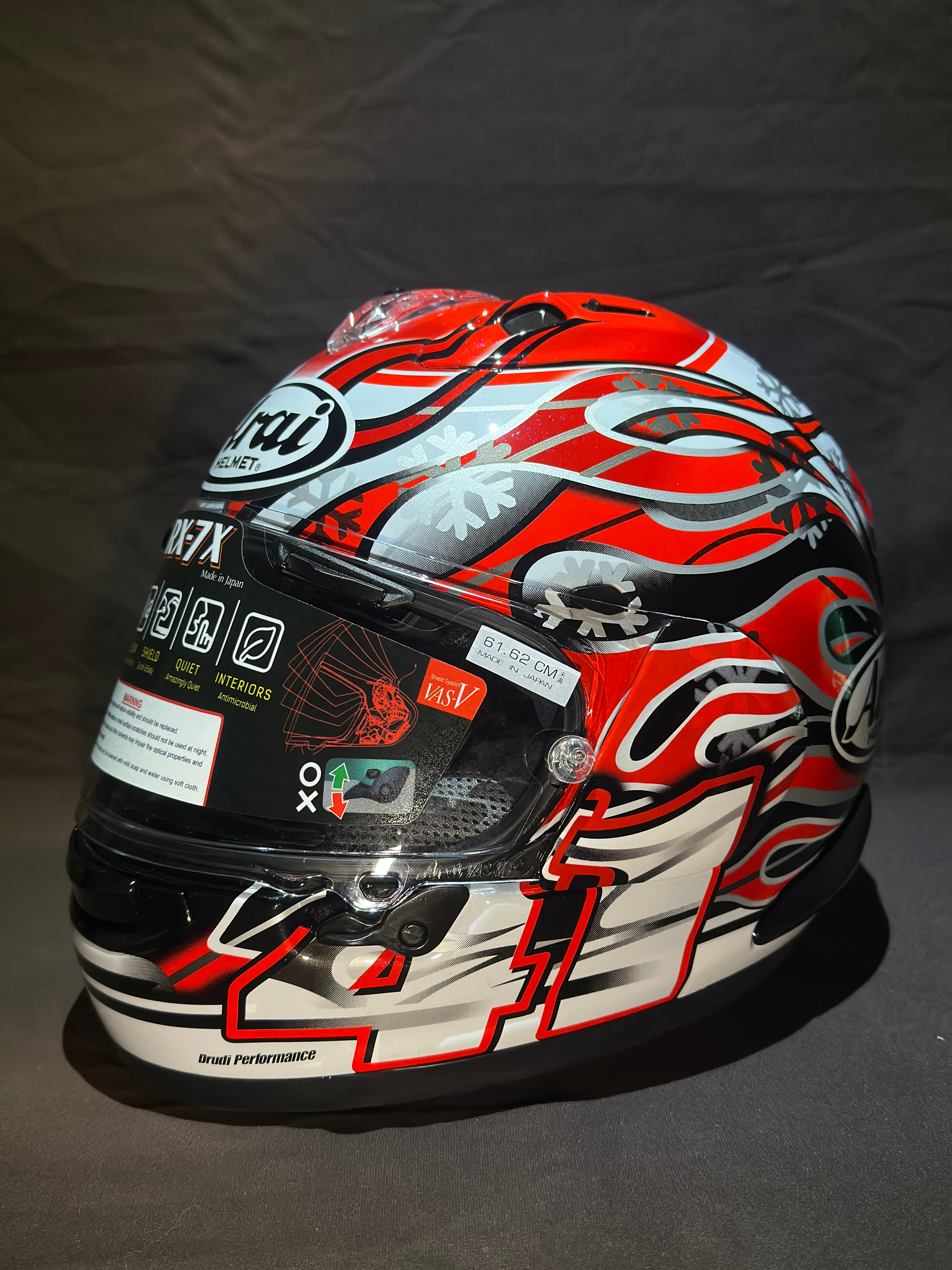 Arai Corsair-X HAGA GP（Red）